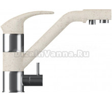 Смеситель для кухни Polygran Дуо 964518 кремовый