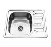 Мойка кухонная Ledeme L65848-L хром