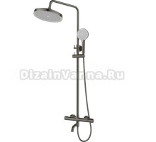 Душевая стойка Esbano ESDSCELI-DSGM оружейная сталь