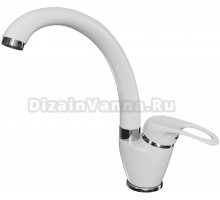 Смеситель для кухни Polygran Денеб 10070036 белый хлопок