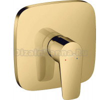 Встраиваемый смеситель для душа и ванны Hansgrohe Talis E 71765990 С ВНУТРЕННЕЙ ЧАСТЬЮ, полированное золото