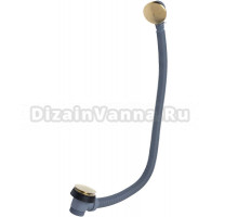 Слив-перелив для ванны Allen Brau Priority 5.31027-GB 70 мм, клик-клак, брашированное золото, без гидрозатвора