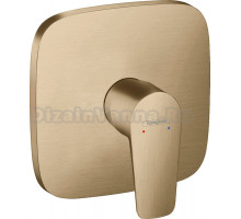 Встраиваемый смеситель для душа и ванны Hansgrohe Talis E 71765140 С ВНУТРЕННЕЙ ЧАСТЬЮ, шлифованная бронза