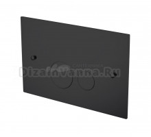 Кнопка смыва для унитаза Boheme 648-B латунь, цвет black