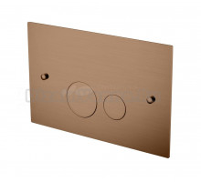 Кнопка смыва для унитаза Boheme 648-BRB латунь, цвет brushed bronze