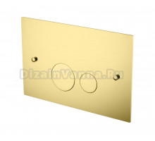 Кнопка смыва для унитаза Boheme 648-G латунь, цвет gold