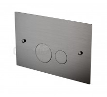 Кнопка смыва для унитаза Boheme 648-GM латунь, цвет gun metal