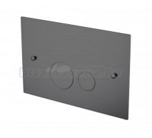 Кнопка смыва для унитаза Boheme 648-SGM латунь, цвет shine gun metal