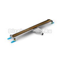 Душевой трап (лоток) NEW TRENDY Visio Slim OL-0072 70 см, решетка золото, с сифоном