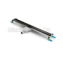 Душевой трап (лоток) NEW TRENDY Visio Slim OL-0093 80 см, решетка оружейная сталь, с сифоном