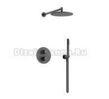 Душевой комплект Sancos Etna SC9010MB С ВНУТРЕННЕЙ ЧАСТЬЮ, черный матовый