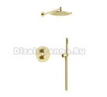 Душевой комплект Sancos Etna SC9010BG С ВНУТРЕННЕЙ ЧАСТЬЮ, брашированное золото, PVD покрытие