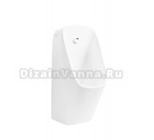 Писсуар подвесной GID Publico Q9509 сенсорный, глянцевый белый, безободковый, со смывным механизмом