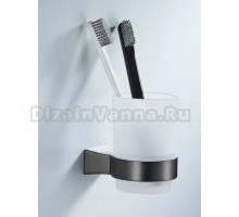 Стакан для зубных щеток / стакан для ванной комнаты Shevanik SG5712T, оружейная сталь