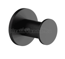 Крючок Sancos Base SC9025MB матовый черный, на шурупах