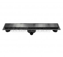 Душевой трап (лоток) AltroBagno Livello AltroBagnoLivello071241GM 80 см, решетка оружейная сталь, с сифоном, под плитку