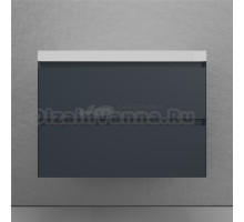 Тумба подвесная "Манхэттен 80" ЭМАЛЬ, под раковину ASTI, 2 ящика, PLUS, графит