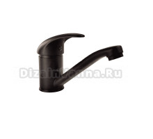 Смеситель для кухни Сантаком stOMEGA 3304Ч черный матовый