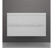 Тумба подвесная "Манхэттен 100" ЭМАЛЬ, под раковину ASTI, 2 ящика, PLUS, белый