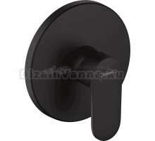 Встраиваемый смеситель для душа и ванны Hansgrohe Vernis Blend 71667670 С ВНУТРЕННЕЙ ЧАСТЬЮ, матовый черный