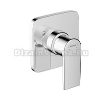 Встраиваемый смеситель для душа и ванны Hansgrohe Vernis Shape 71658000 С ВНУТРЕННЕЙ ЧАСТЬЮ, хром