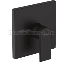 Встраиваемый смеситель для душа и ванны Hansgrohe Vernis Shape 71668670 С ВНУТРЕННЕЙ ЧАСТЬЮ, матовый черный