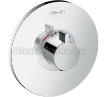 Термостатический смеситель встраиваемый Hansgrohe Ecostat S 15755000 С ВНУТРЕННЕЙ ЧАСТЬЮ, хром
