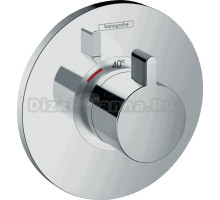 Термостатический смеситель встраиваемый Hansgrohe Ecostat S Highflow 15756000 С ВНУТРЕННЕЙ ЧАСТЬЮ, хром