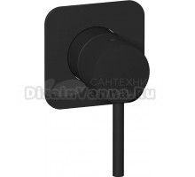 Встраиваемый смеситель для душа и ванны IB Rubinetterie Industria ID300NP_13 С ВНУТРЕННЕЙ ЧАСТЬЮ, matt black