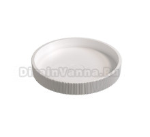 Накладная раковина Abber Stein AS2604 40 матовая белая, круглая, искусственная камень