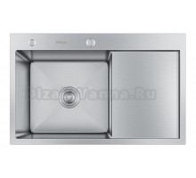 Мойка для кухни HOFFGER 7850L SATIN (Чаша слева)