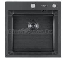 Мойка для кухни HOFFGER 5050T Black (Чёрная)