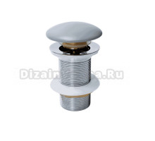 Донный клапан для раковины GID Minucia Gmh100 без перелива, матовый серый