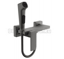 Гигиенический душ BELZ B653 B55653-3 со смесителем, оружейная сталь