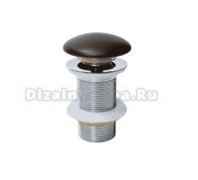 Донный клапан для раковины GID Minucia Br100 без перелива, матовый коричневый