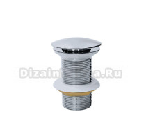 Донный клапан для раковины GID Minucia Ch100 без перелива, хром