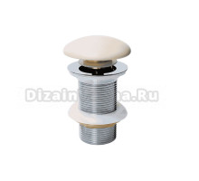 Донный клапан для раковины GID Minucia Sr100 без перелива, матовый светло-коричневый