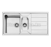 Мойка кухонная Smeg Mira LDR102-2 нержавеющая сталь
