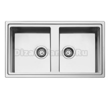 Мойка кухонная Smeg Mira LDR862-2 нержавеющая сталь