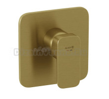 Встраиваемый смеситель для душа и ванны Kludi Renon 42755N075 С ВНУТРЕННЕЙ ЧАСТЬЮ, брашированное золото