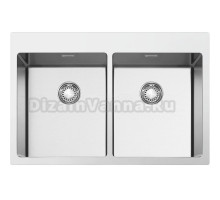 Мойка кухонная Smeg Mira VR12S3434RS нержавеющая сталь