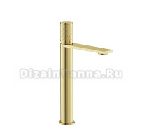 Смеситель для раковины высокий Sancos Nexus, брашированное золото, PVD покрытие, SC9012BG