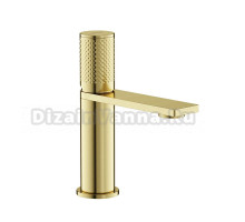 Смеситель для раковины Sancos Nexus, брашированное золото, PVD покрытие, SC9011BG