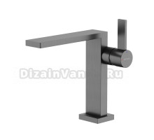Смеситель для раковины Sancos Linn, вороненая сталь, SC9019GG