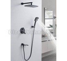 Душевая система встраиваемая Shevanik S4135H, черный