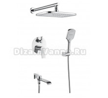 Душевая система встраиваемая Shevanik S4135, хром