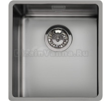 Мойка кухонная Smeg Mira VSTR34DKX темная нержавеющая сталь