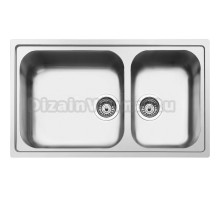 Мойка кухонная Smeg Alba LGR862-2 нержавеющая сталь