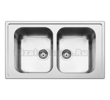 Мойка кухонная Smeg Alba LLR862-2 нержавеющая сталь