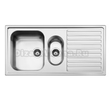 Мойка кухонная Smeg Alba LLR102-2 нержавеющая сталь